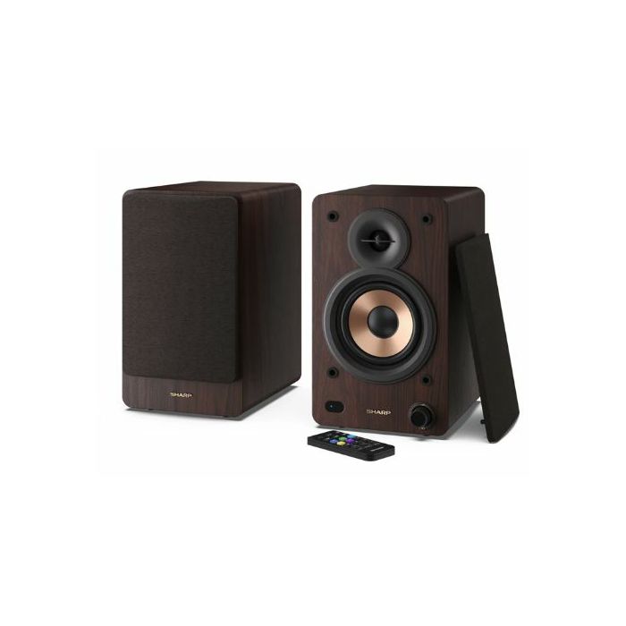 Sharp CP-SS30, zvučnici, 2.0/5.0, 60W, bežični, bluetooth, smeđi USB