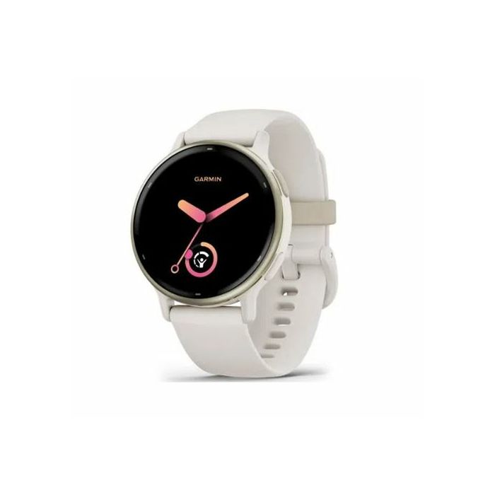 Garmin Vivoactive 5 Cream Gold Aluminum Bezel with Ivory Case and Silicone Band, pametni sat
