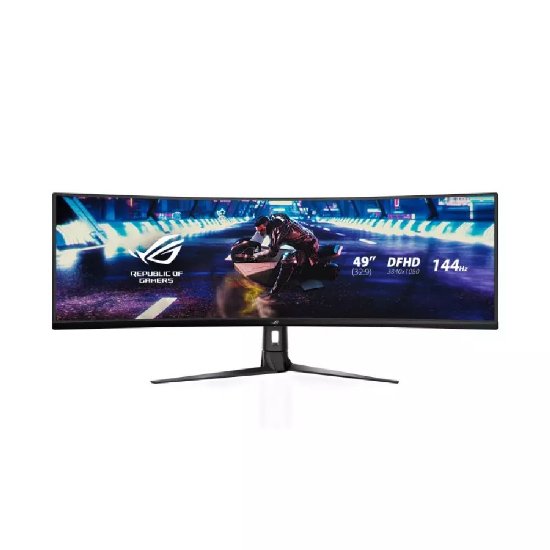 Asus ROG Strix XG49VQ monitor, VA, 49", 32:9, 3840x1080, 144Hz, HDMI, Display port, USB