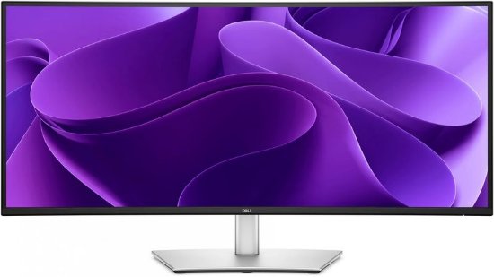 Dell P3425WE monitor, IPS, 34", 21:9, 3440x1440, 100Hz, pivot, USB-C, HDMI, Display port, VGA (D-Sub), USB
