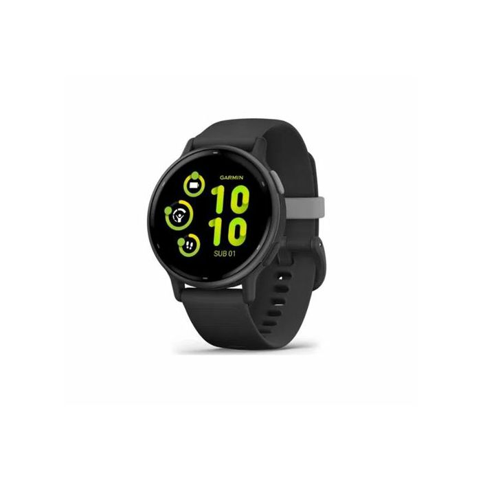 Garmin Vivoactive 5 Slate Aluminum Bezel with Black Case and Silicone Band, pametni sat