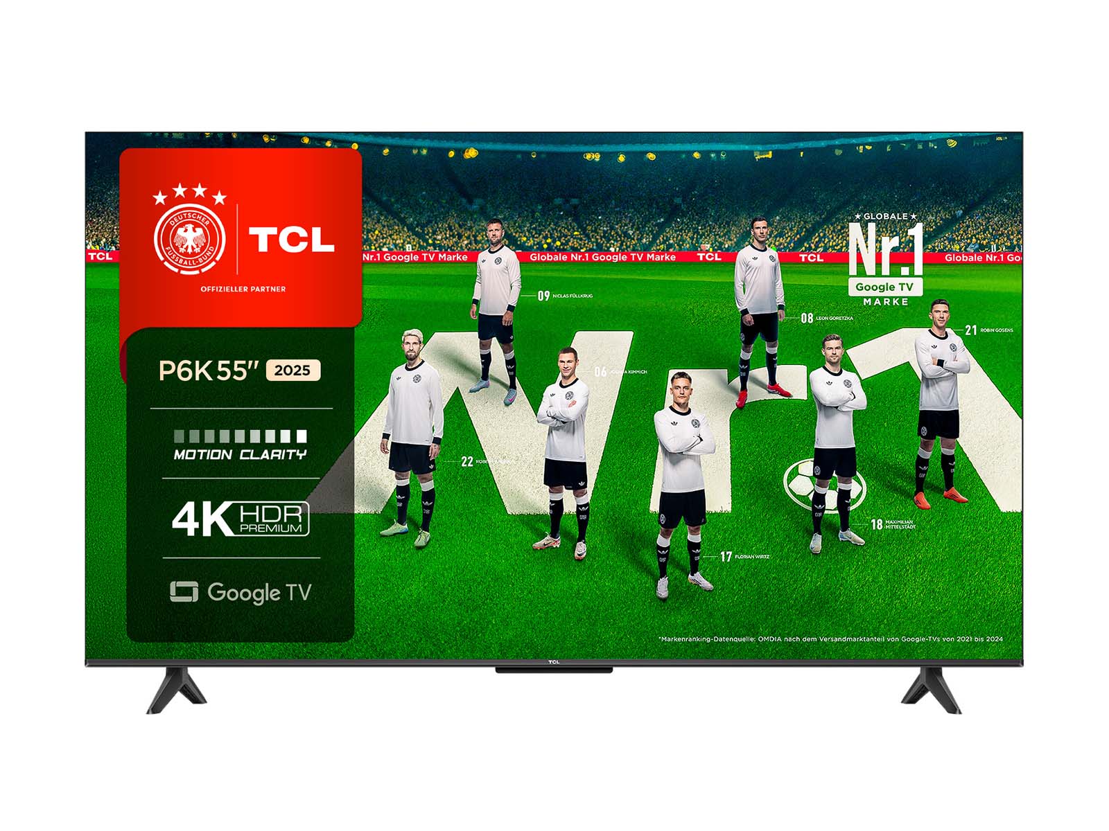 TCL 55P61K televizor, 55" (139 cm), LED, Ultra HD, Google TV