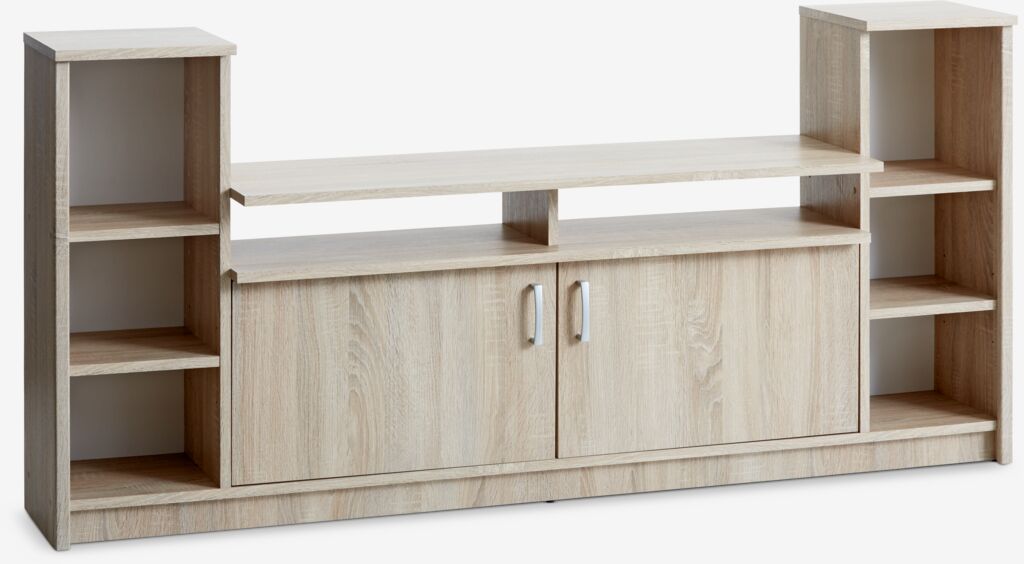 TV-stalak EVETOFTE boja svijetli hrast