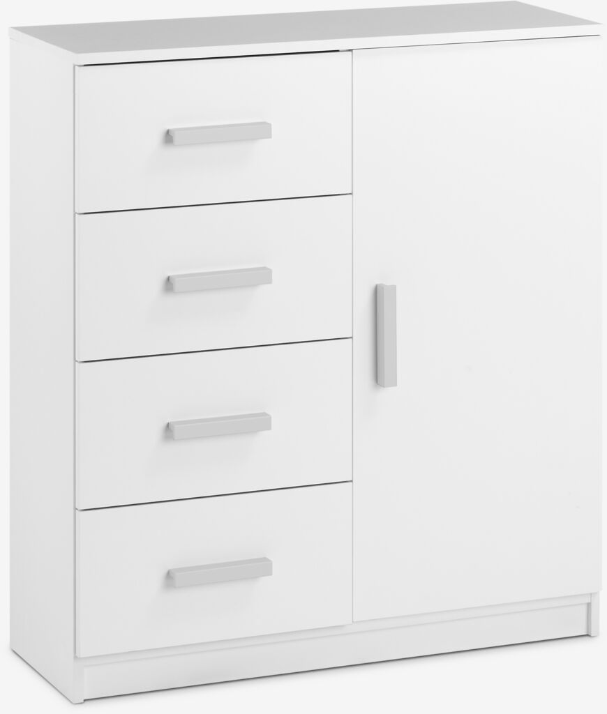 Komoda TAPDRUP komb. 4 ladice 1 vrata bijela