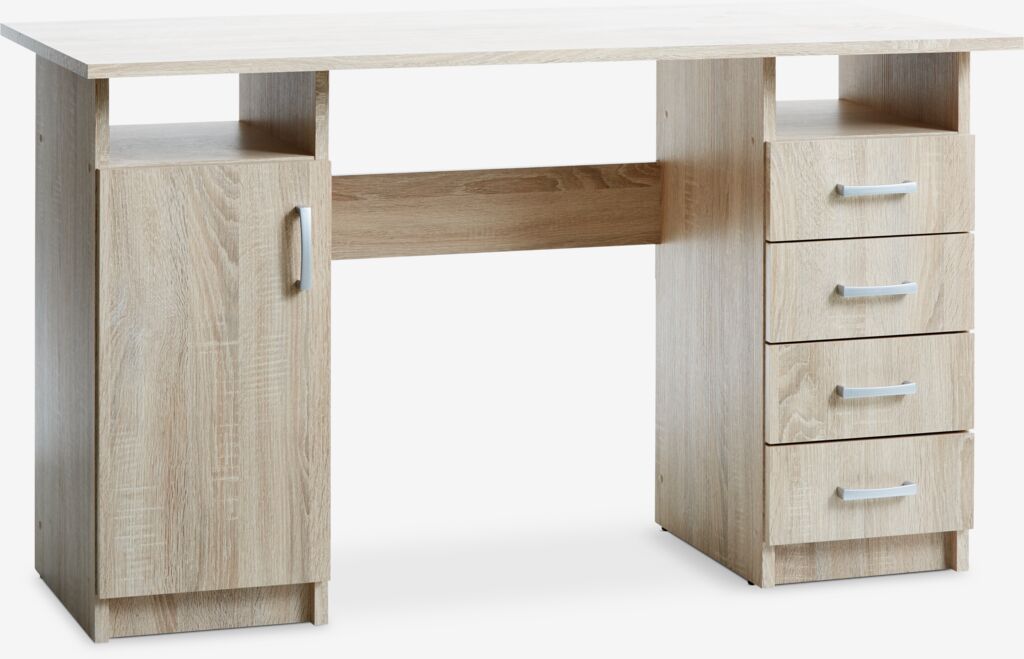 Radni stol EVETOFTE 60x125 boja svijetli hrast