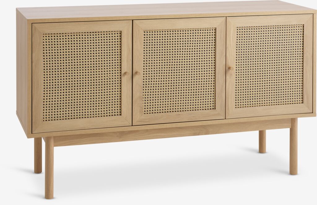 Komoda HALMSTAD 3 vrata poli/topli hrast boja