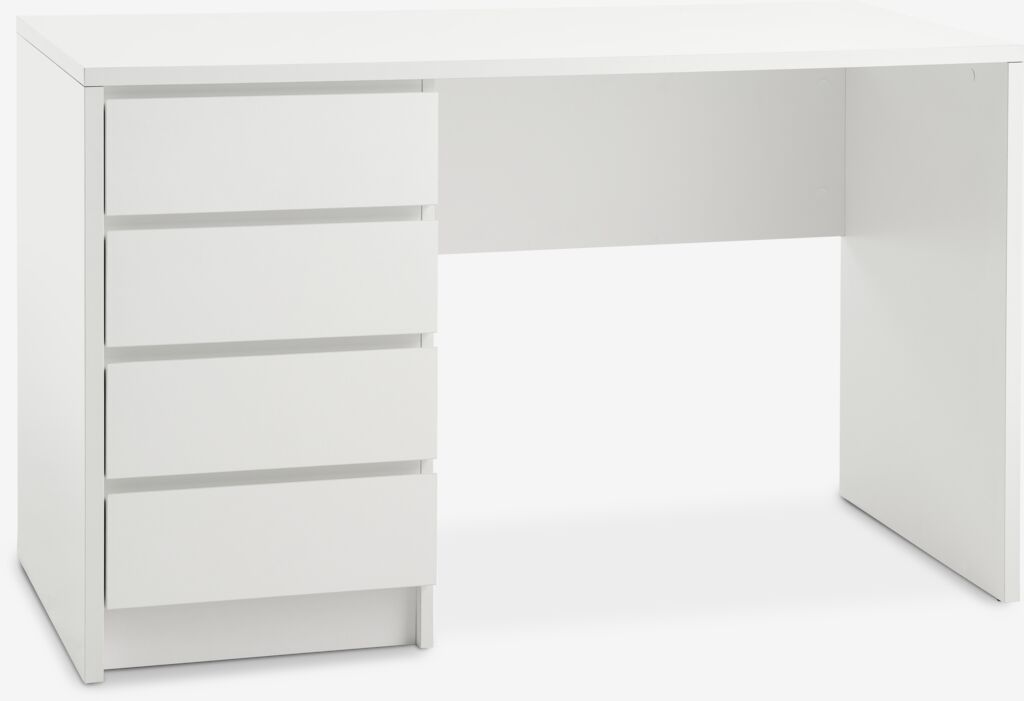 Radni stol LIMFJORDEN 60x120 4 ladice bijela