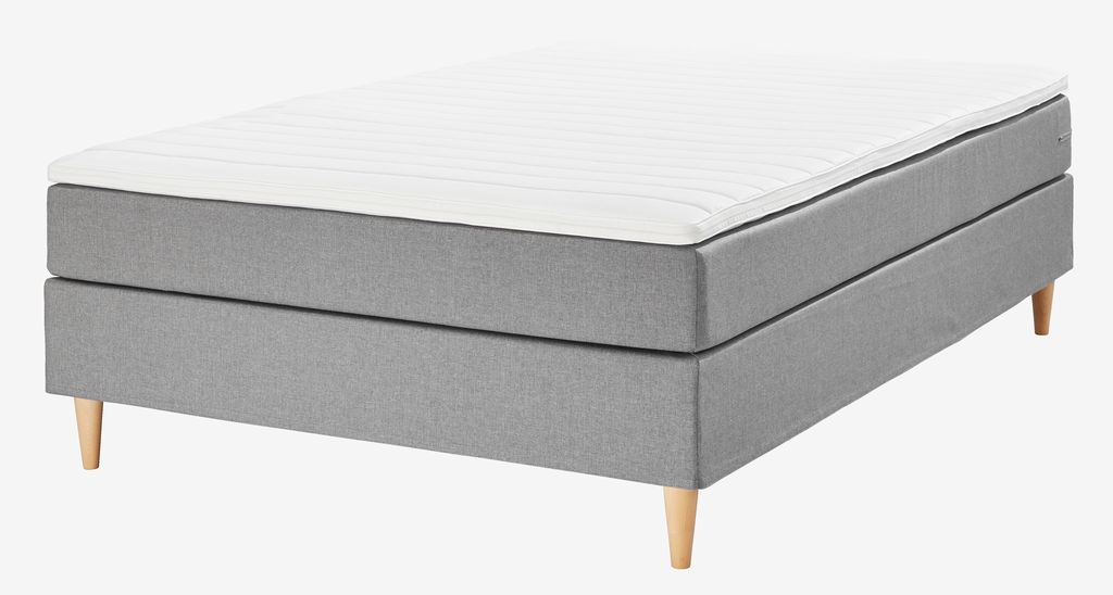 Boxspring krevet 140x200 LEIRKUP siva-23 mekan