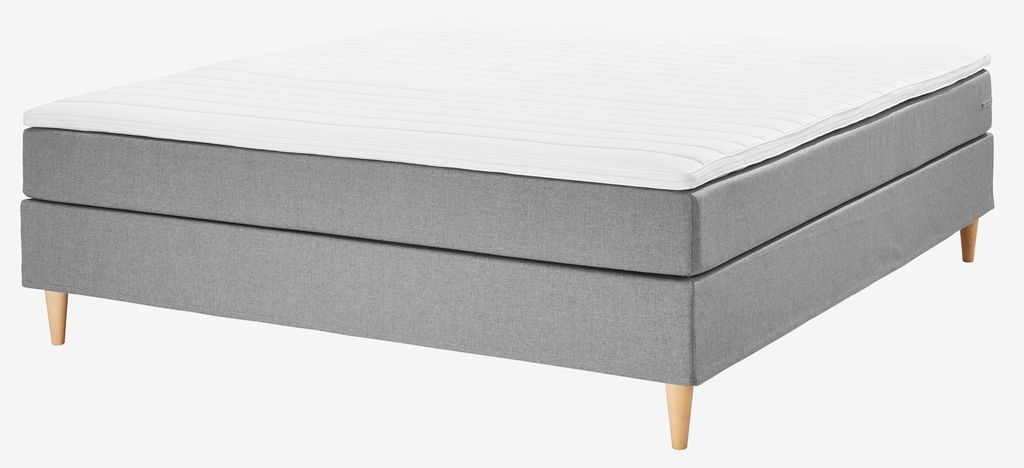 Boxspring krevet 180x200 LEIRKUP siva-23 mekan