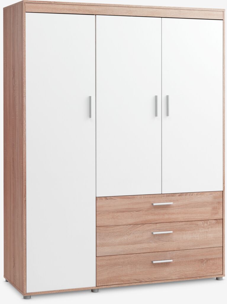 Ormar BIRKELSE 150x198 boja svijetli hrast/bijela