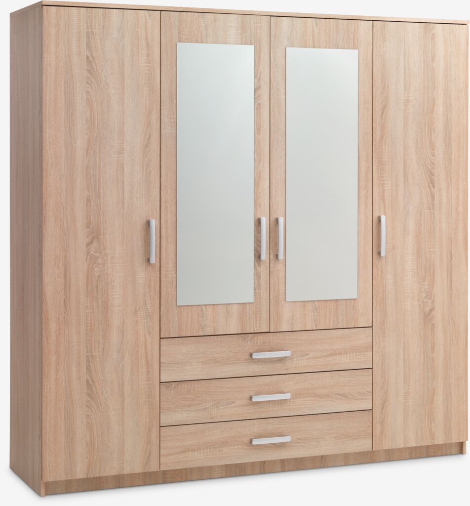 Ormar VELLERUP 200x200 komb. boja svijetli hrast