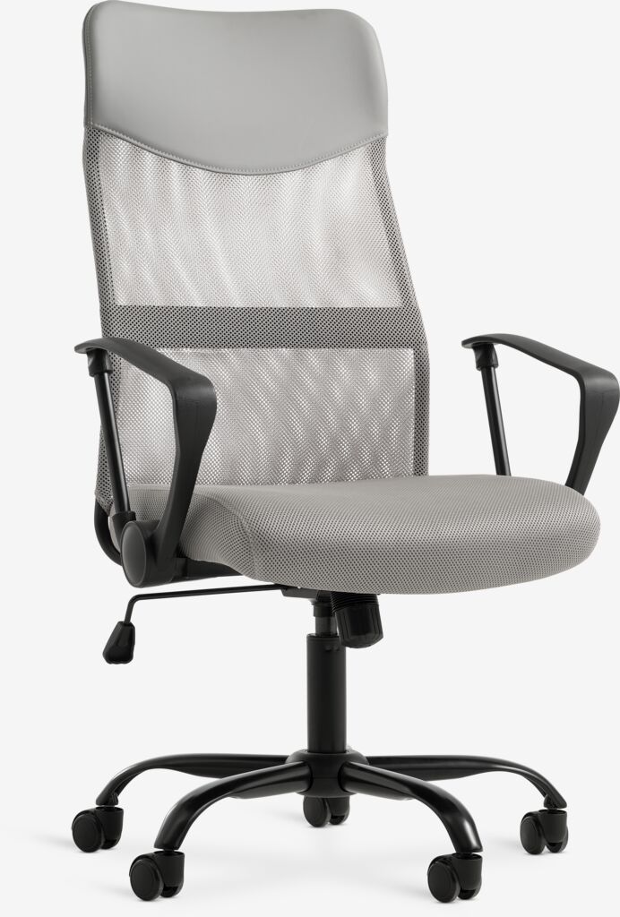 Uredska stolica BILLUM siva mreža/crna