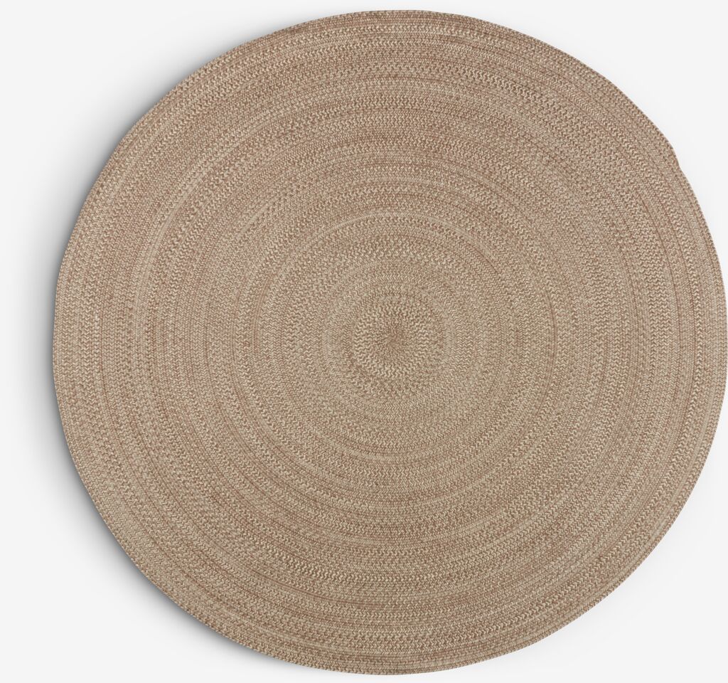 Tepih MASKROS Ø160 sivosmeđa/bež