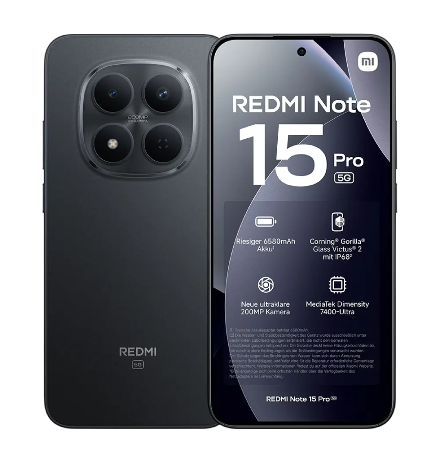 REDMI NOTE 15 PRO 5G 8/256GB:CRNA