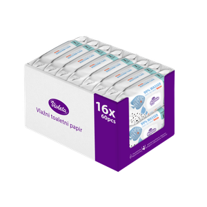 Violeta Double Care Air Dry Pelene, veličina 6+ (Junior) 16+ kg 48/1 + Dječji vlažni toaletni papir 40/1