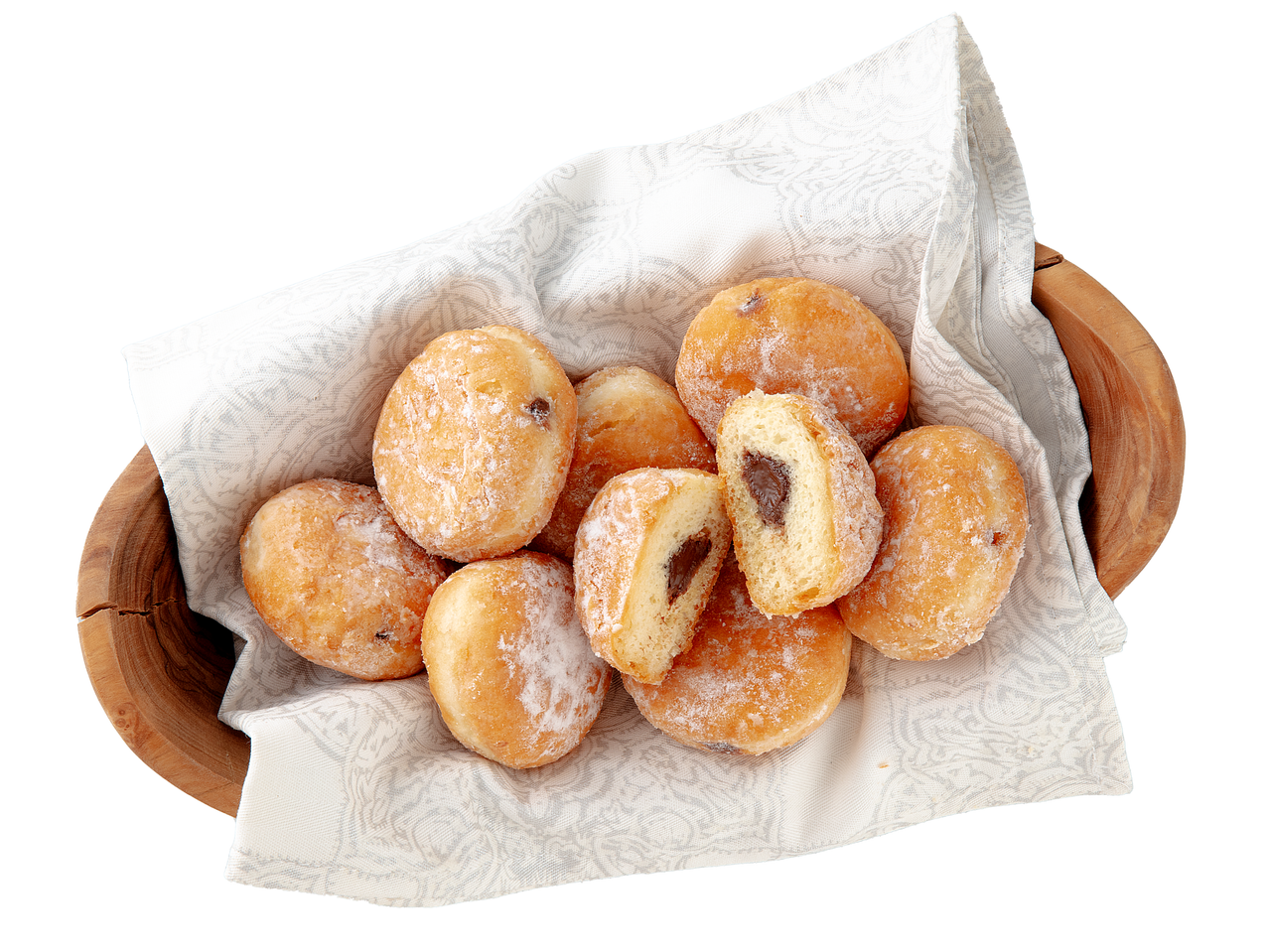 Mini krafna lješnjak-čokolada