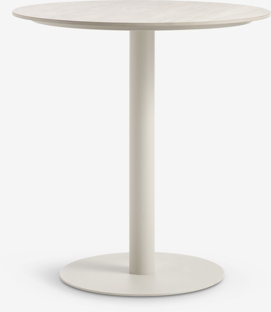 Bistro stol VAMDRUP Ø70 bež