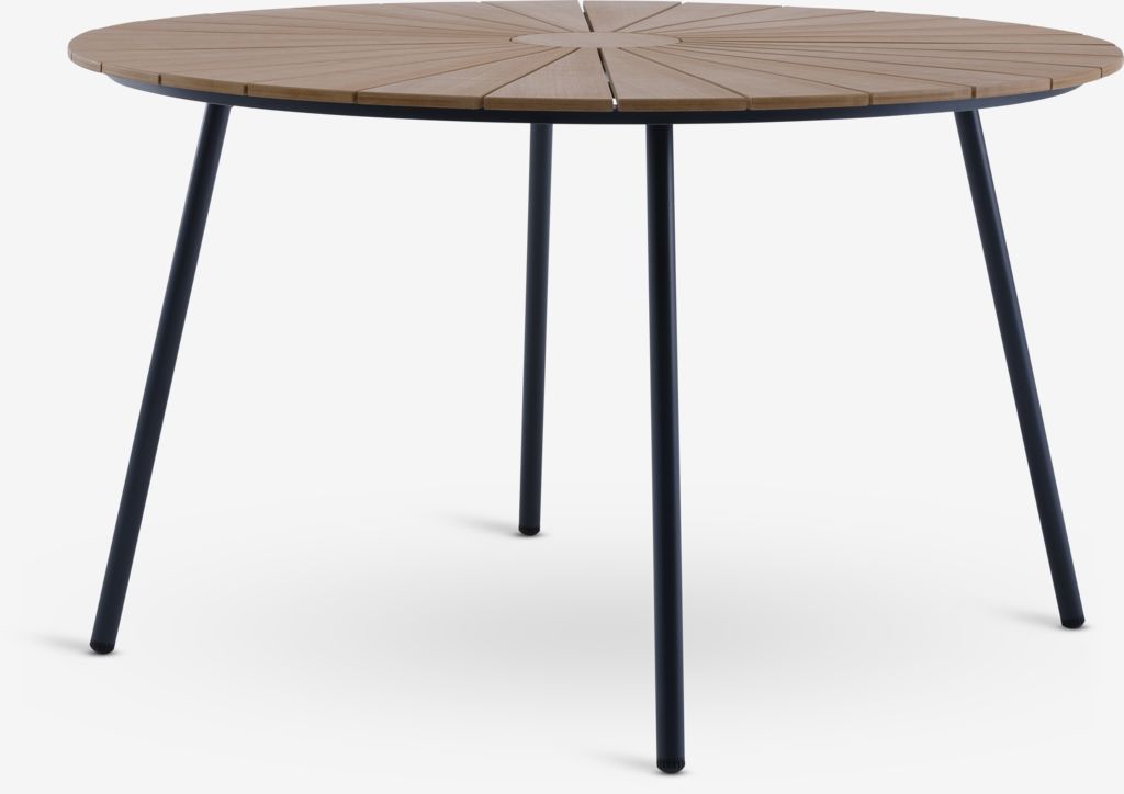 Vrtni stol RANGSTRUP Ø130 natur/crna