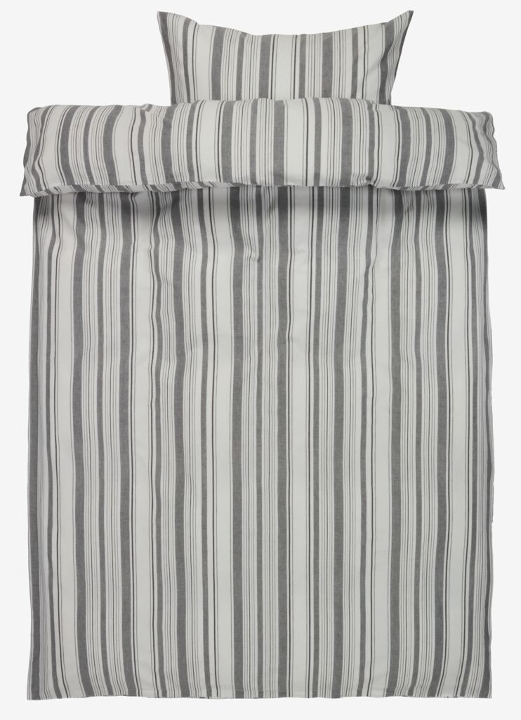 Set posteljine IDA obojene pređe 140x200 bijela/crna