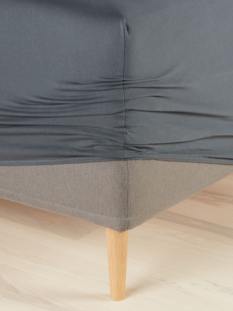 Plahta žersej JETTE 90x200x35 siva