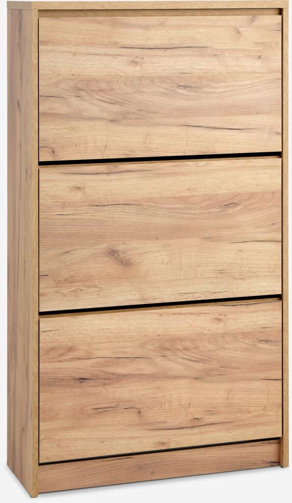 Ormar za cipele LIMFJORDEN divlji natur hrast boja