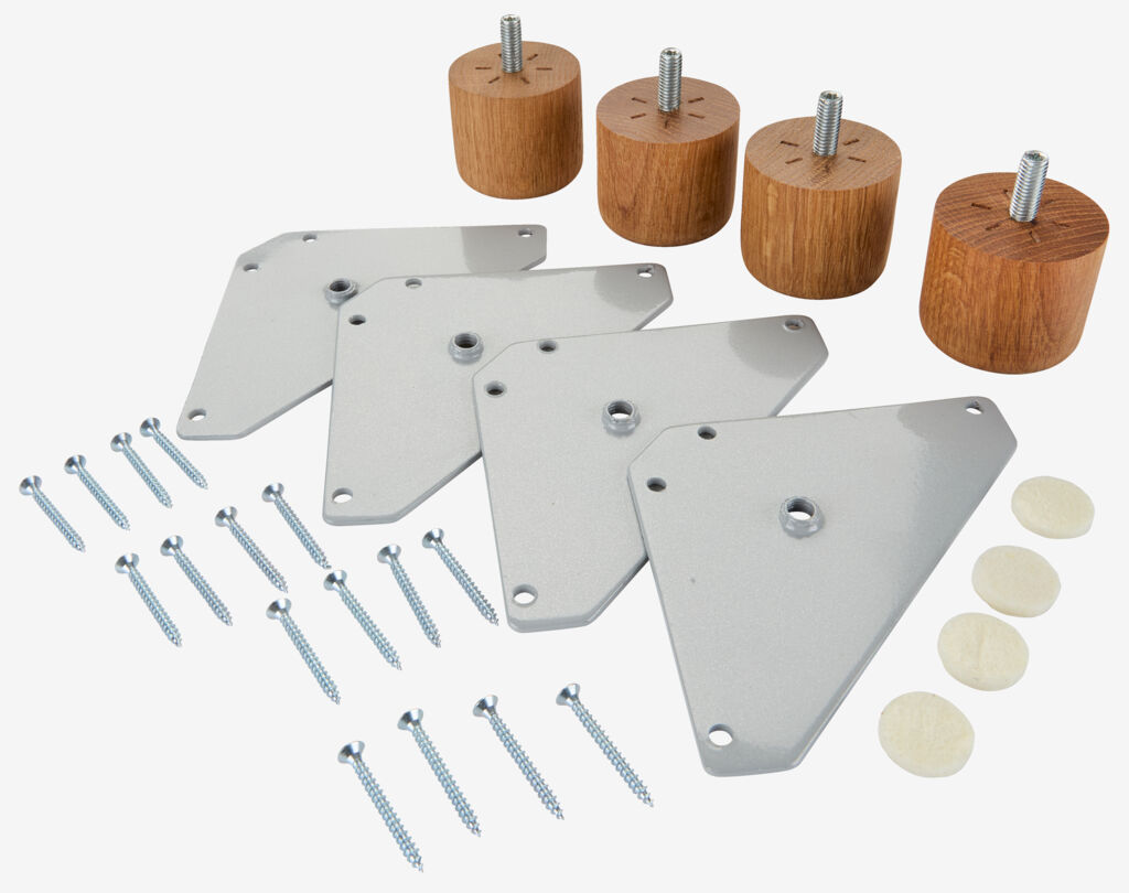 Noge Ø5xV4cm RAUDA hrast