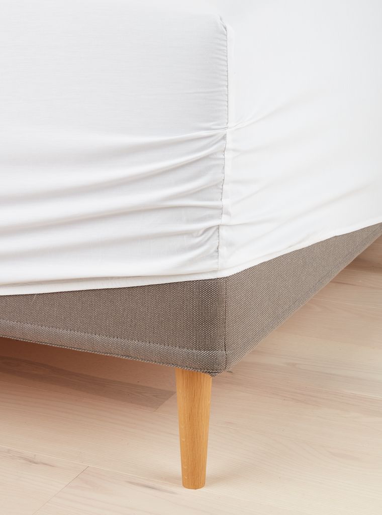 Plahta s gumicom VIVIAN 90x200x35 bijela