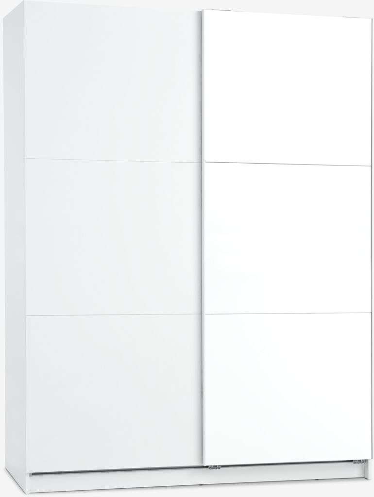 Ormar RABERG 150x200 s ogledalom bijela