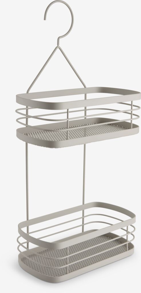 Polica za tuš MOHED dvostruka Š23xD12xV48 bež