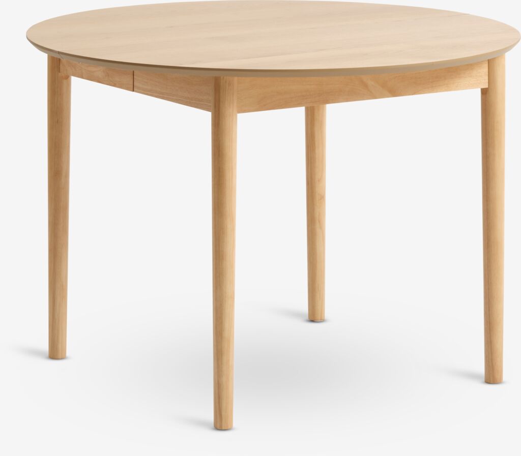 Blagovaonski stol MARSTRAND Ø110/110x200 natur hrast