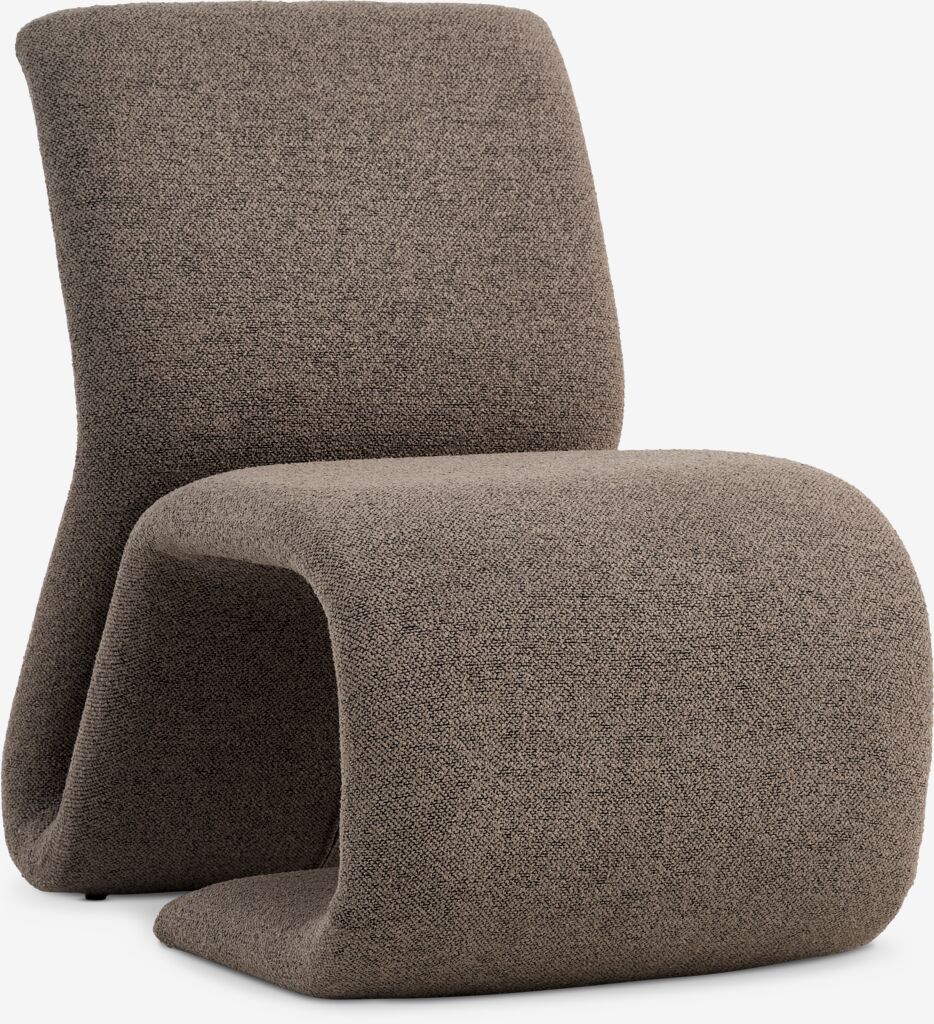 Lounge stolica GULDBJERG tamni pijesak tkanina