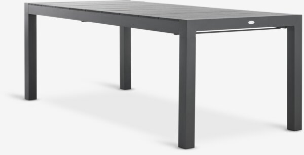 TYDAL D208/272 stol crna + 4 ORKANGER stolice natur