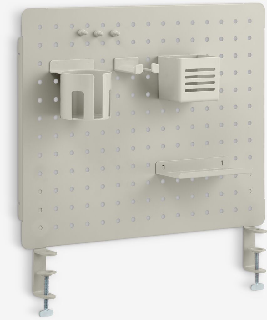 Rupičasta ploča FUNDER 52x42 s dodacima bež