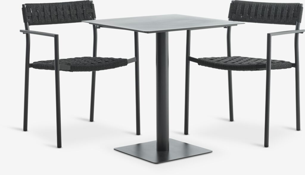 KAPPRUET D65 stol + 2 TRILLEVALLEN stolice crna