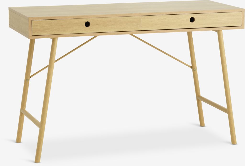Radni stol LINDVED 48x120 2 ladice natur hrast boja