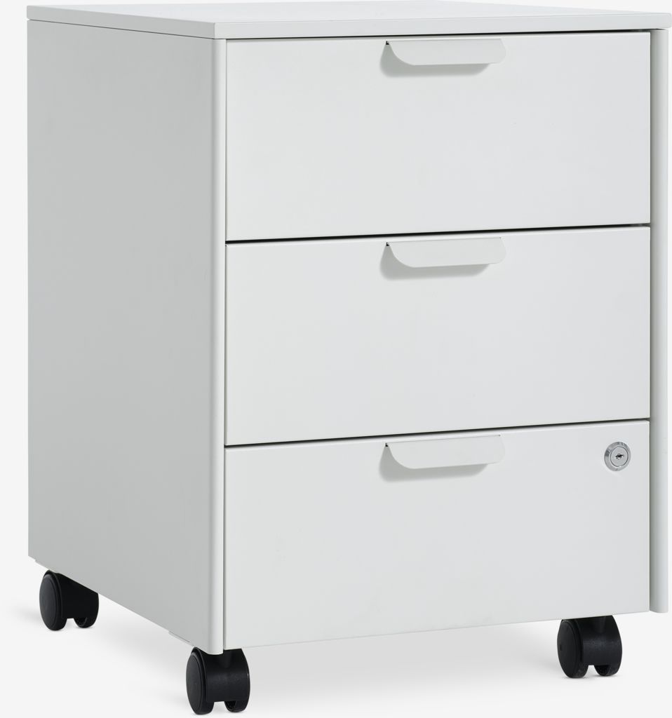 Ladičar KLINTHOLM 3 ladice bijela