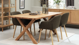 UDBYNEDER Ø120 Teak + 4 TUERNE natural