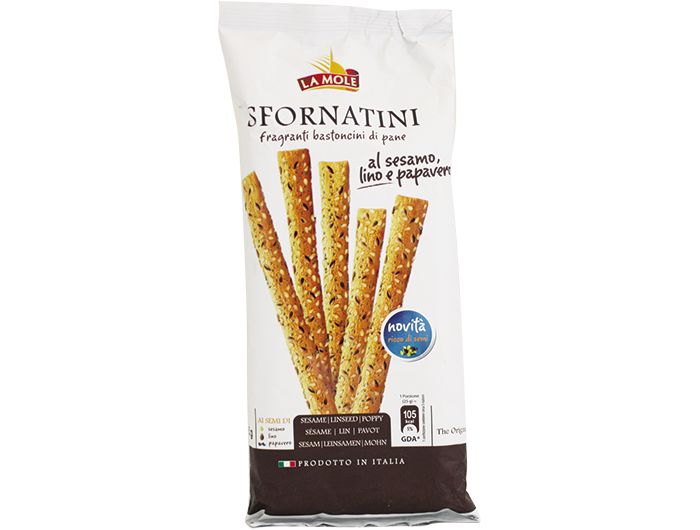 Grisini 125 g sezam mak i lan La Mole