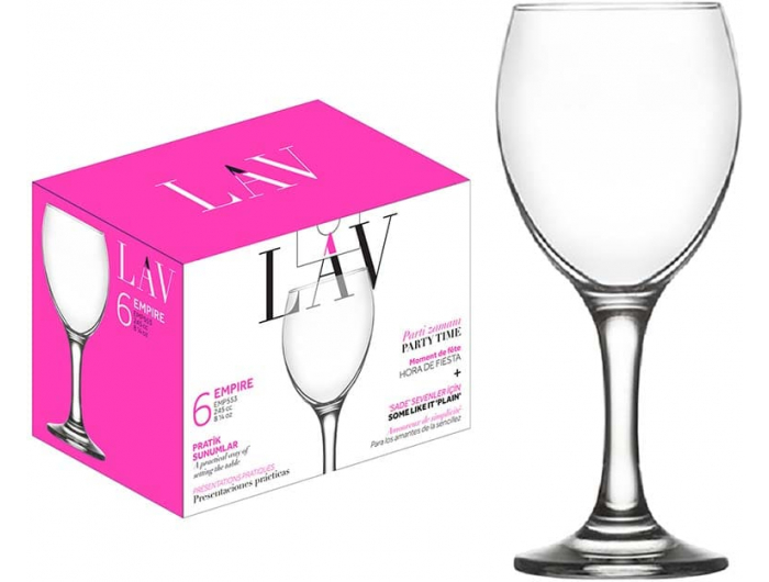 Lav čaša za vino 6/1 245 ml