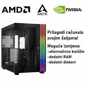 Računalo ADM Gaming Middle Range G5 Intel i5-12400F, 16GB DDR4, 1TB SSD NVMe, RTX3050, No OS