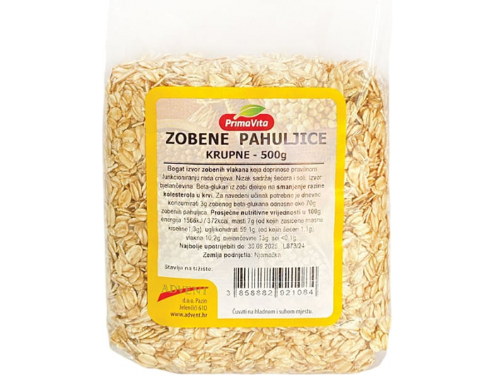 Primavita zobene pahuljice krupne 500 g