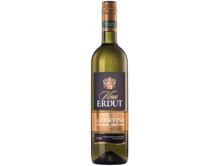 Vina Erdut Graševina kvalitetno bijelo vino 0,75L