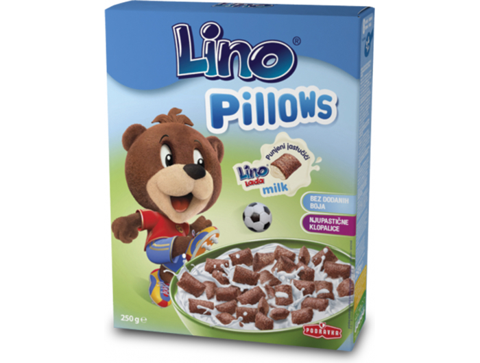 Podravka Lino Žitne Pahuljice Punjene Mliječnom Kremom 250 G