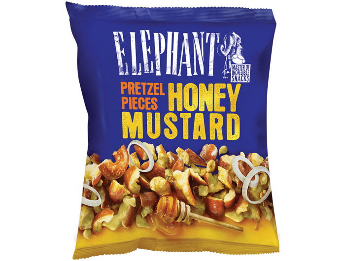 Elephant pereci med i senf 125 g