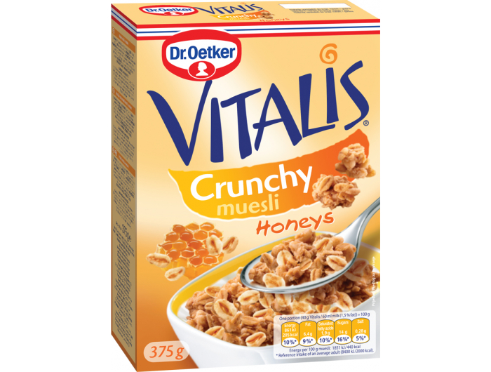 Dr. Oetker Vitalis Muesli S Medom 375 G