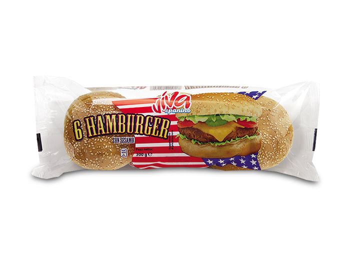 Viva Pecivo za hamburger sa sezamom 6x50 g