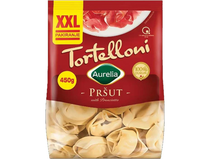 Aurelia Tortelloni svježa tjestenina pršut XXL 450 g