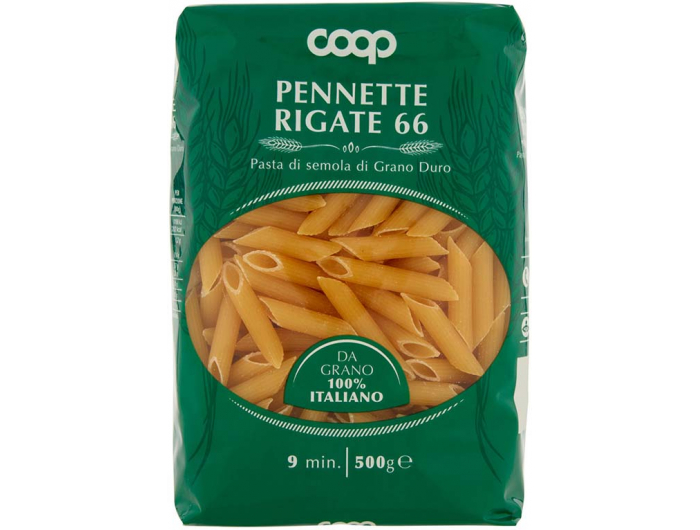 Coop tjstenina pennette rigate 500 g