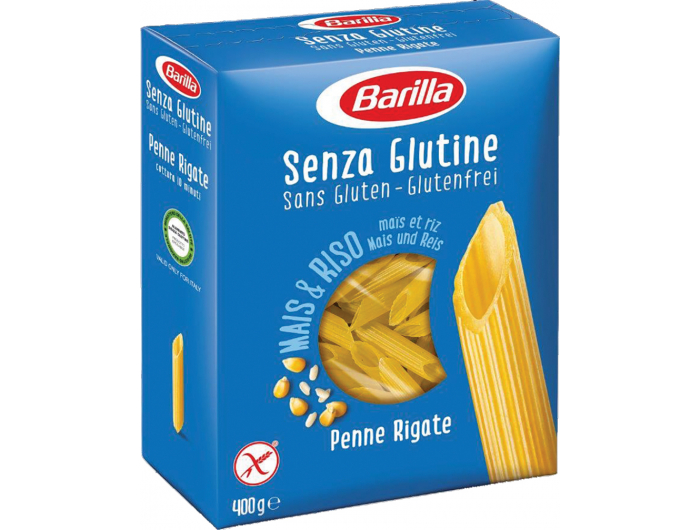 Barilla Tjestenina penne rigate bez glutena, 400 g