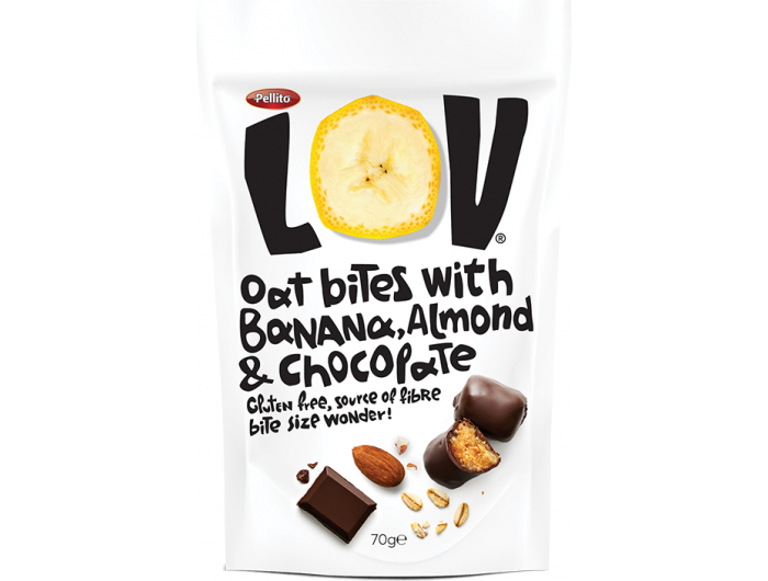 Lov zobeni snack banana, badem i čokolada 70 g